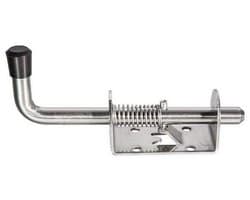 Shopcentral - Springbolts - Heavy Duty - 120mm - Zwart - Garagedeur - Staldeur - Veiligheidssluiting - Stevig ontwerp