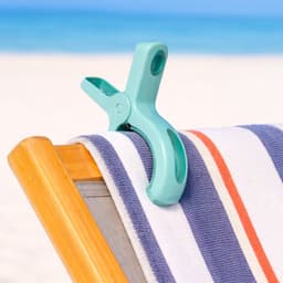 Travelhawk handdoekklemmetjes - 12 Stuks - Wasknijpers - Knijpers - Vakantie - Wit, Groen, Bruin — thumbnail 5