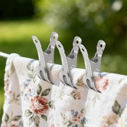Dailygoods- Handdoekklemmen 50 stuks - Roestvrij Staal - Strandhanddoekclips - Grote Wasknijpers - Duurzaam - Geschikt voor Buitengebruik — thumbnail 5