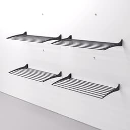 Foxydry Fold 82 cm black wasdroogrek wandmontage clicksysteem - 82 x 50 x 10 cm — thumbnail 4