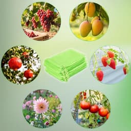Beschermzak Druiven - Fruit Beschermer - Tuinieren Buiten - Met Trekkoord - 15 x 20 cm — thumbnail 5