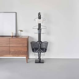 Yamazaki Tower Droogrek inklapbaar 2 stangen - Zwart — thumbnail 5