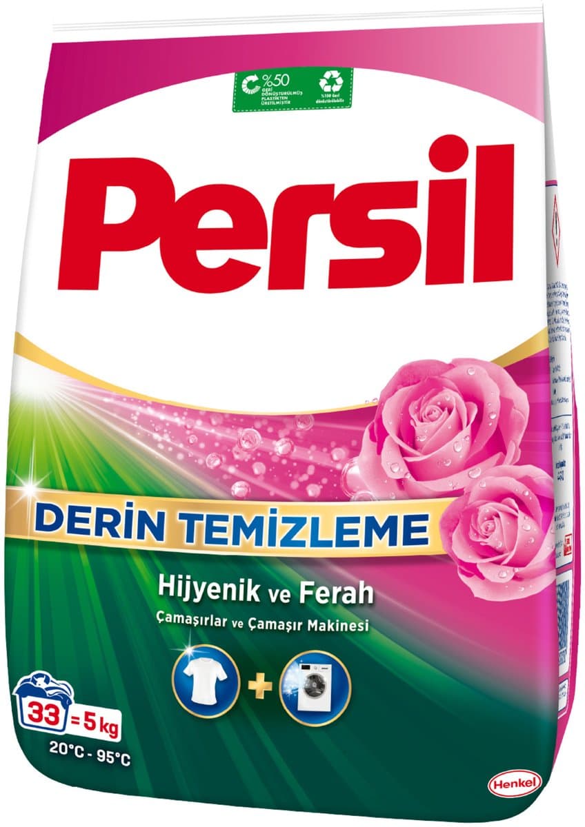 Persil Waspoeder Witte Was Magische Roos 5 KG – 33 Wasbeurten — afbeelding 1