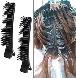 Haar Sectie Clips - Styling Klemmen - Haar Stylen - Antislip Grip - 4 Stuks - Zwart — thumbnail 2