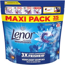 Lenor Wasmiddel All-in-1 Pods Zeebries 35 stuks — thumbnail 1