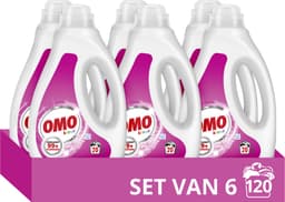 Omo Kleur Vloeibaar Wasmiddel - 6 x 20 wasbeurten - Voordeelverpakking — thumbnail 1