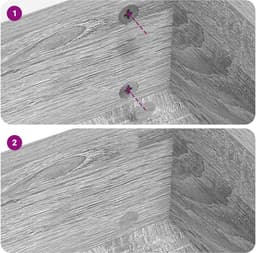 vidaXL - Zelfklevende - schroefcover - 2 - st - Grijs - Sonoma - Ø - 20 - x - 0,5 - mm — thumbnail 2
