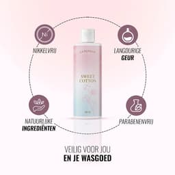 La Elysian Sweet Cotton Wasparfum – 300ml - 60 Wasbeurten - Inclusief Maatbeker — thumbnail 5