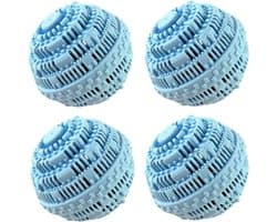 4-pack wasballen - Volledig natuurlijke wasballen zonder chemische toevoegingen, geschikt voor wasmachines - Milieuvriendelijke wasballen en alternatief voor wasmiddel, goed voor 2000 wasbeurten — afbeelding 1