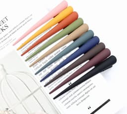 20 stuks 10 paar kleurrijke krokodillenhaarspelden 11,9 cm — thumbnail 5