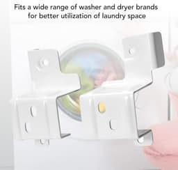 Stapelkit Wasmachine - Droger Beugel - Ruimte Besparen - Universele Pasvorm - 10 x 10 x 3 cm — thumbnail 4