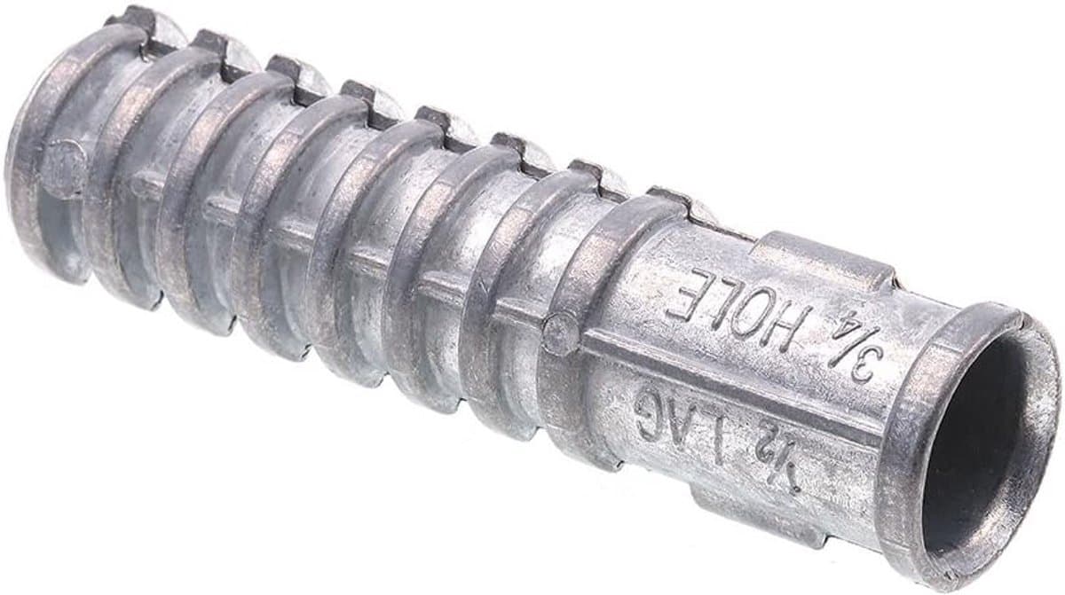 Zink Anker 1/2 inch x 3 inch - Pak van 10 Stuks — afbeelding 1
