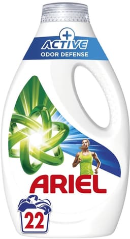 2 x Ariel – Vloeibaar Wasmiddel – Active Odor Defense – 990 ml – 22 wasbeurten - Geurverwijdering Was - Sportkleding Wasmiddel - Vloeibaar Wasmiddel - Geurbestrijding - Wasmiddel Voor Activiteit — thumbnail 2