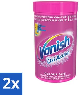 2 x Vanish Oxi Action - Veilige Kleur - Vlekkenverwijderaar Poeder - Zonder Bleek - Gekleurde Was - 1.5 Kg - Vlekkenverwijderaar - Waspoeder - Gekleurde Was - Wasmiddel - Vlekken Verwijderen — thumbnail 1