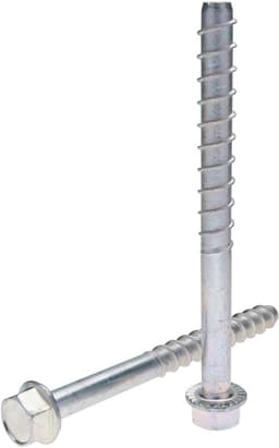 Zelfborende Beton Ankerbout M10 met Flens, Verzinkt Staal (12.5x120mm) - 10 Stuks — thumbnail 4