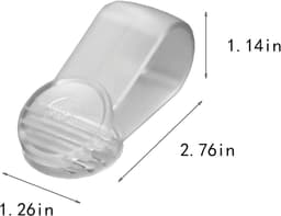 Handdoek Klemmen - 8 Stuks - Strandlaken Knijpers - Plastic Quiltclips - Badlaken Clips - Strandlakenrek wasknijpers - Knijpers - Sterke Handdoekklem - 7×3.2×2.9cm - Transparant — thumbnail 5