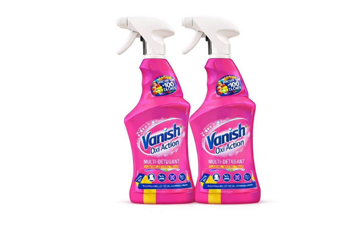 Vanish Oxi Action Spray Vlekverwijderaar – 2 x 750 ml – Krachtige Vlekverwijdering voor Textiel — afbeelding 1