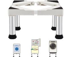 Wasmachine Verhoger - Wasmachine Opbouwmeubel - Wasmachine Sokkel - Anti Slip & Verstelbaar - Ook voor Droger, Koelkast en Vriezer - 350 Kg Draagkracht - 4 Poten - Hoogte 24 - 27 cm - van Imperatoris
