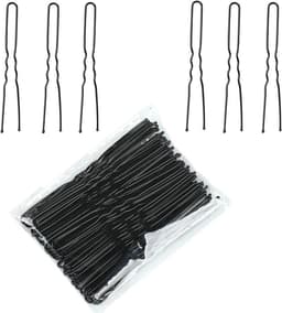 Zwarte U-vormige Haarspelden voor Kapsels en Knotten (50 Stuks) — thumbnail 1