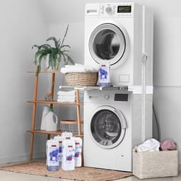 Famanu – Middelste kit voor wasmachine en droger - verstelbare verbindingsstang met lade voor 53-68 cm wasmachine en droger — thumbnail 2