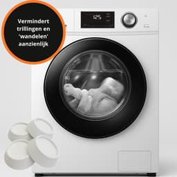 Trillingsdempers voor Wasmachine & Droger – Wit - 4 Stuks - Anti-vibratie - Geluids- & Schokdempend - Universeel Formaat — thumbnail 2
