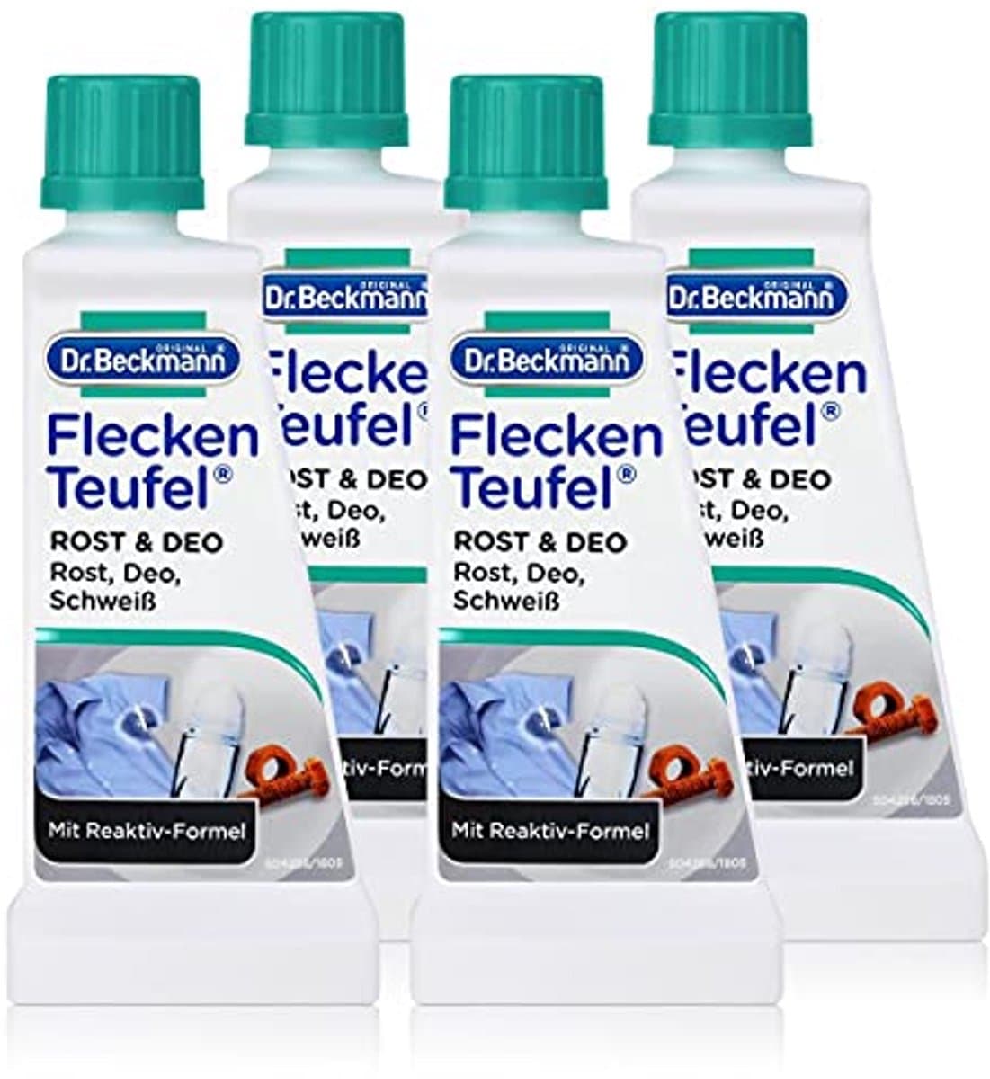 Vlekkenduivel Vlekverwijderaar voor Roest en Deodorant 50 ml - 4-Pack — afbeelding 1