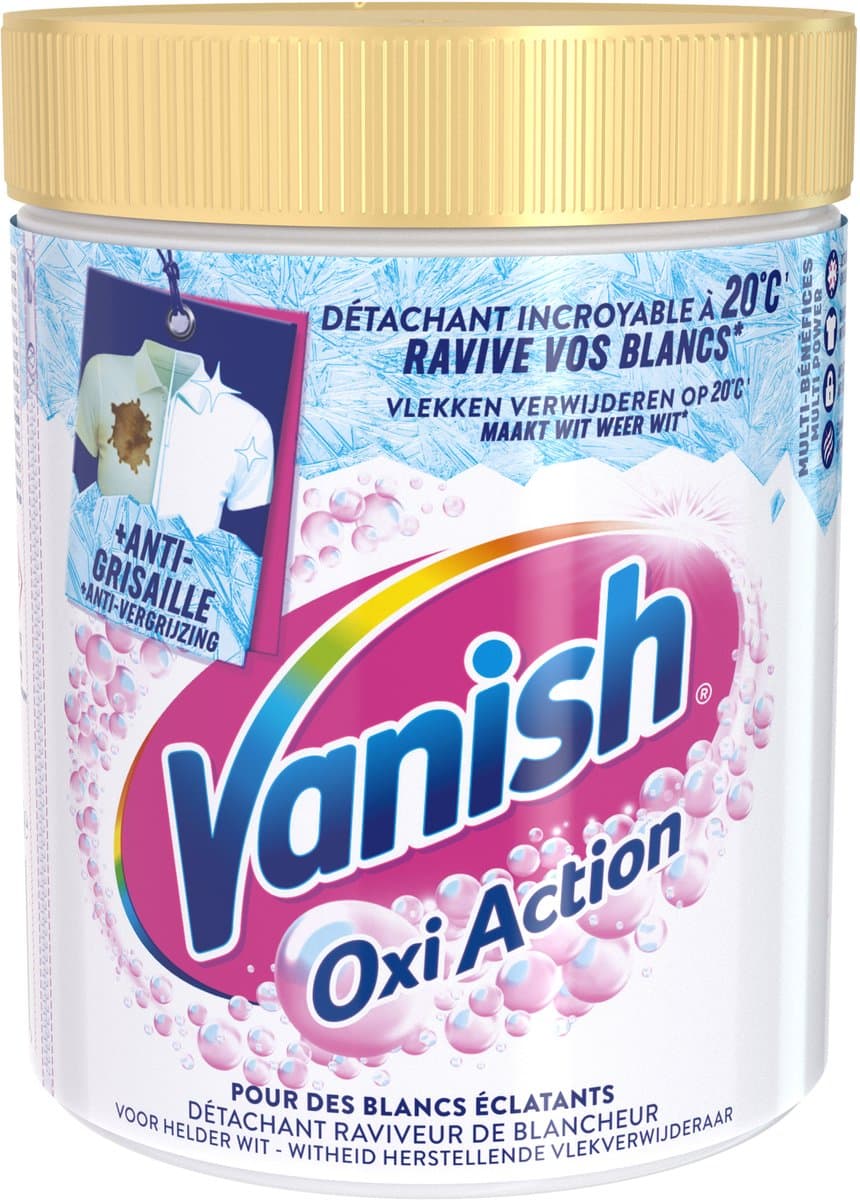 Vanish Oxi Action Whitening Booster Poeder - Vlekverwijderaar Voor Witte Was - 940 g — afbeelding 1