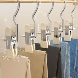 12 stuks - Wasknijpers - kledinghangers - Broekenknijpers - Roestvrijstalen knijpers - Sokkenknijpers - Geschikt voor huishoudelijk gebruik om kleding en sokken te drogen, losse knijpers - Wit — thumbnail 2