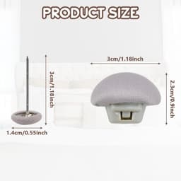 20 stuks Dekbedpinnen - Bed Sheet Holders - Quilt Clips - Dekbedovertrek Clips - Attachment Comforter - Quilt Fixing Clips - Om rommelige lakens te organiseren - Grijs — thumbnail 3