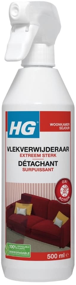 6 x HG Vlekverwijderaar Extra Sterk 500 ml - Vlekkenverwijderaar - Hardnekkige Vlekken - Tapijt Schoonmaken - Meubelstof Schoonmaken - Autobekleding Schoonmaken — thumbnail 2