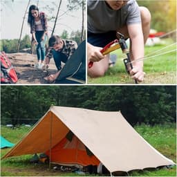 Grondankers 35 cm - 8 Stuks Metalen Haringen voor Camping en Outdoor Activiteiten — thumbnail 2