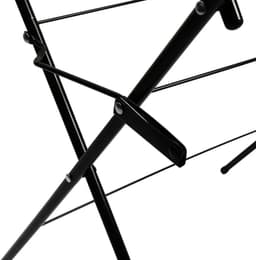 Inklapbaar Droogrek met 3 Niveaus – Stevig, Ruimtebesparend & Modern Design – 137 cm Hoog – Zwart — thumbnail 3