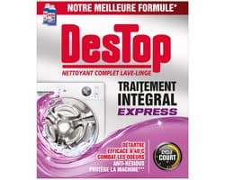 Destop Wasmachinereiniger Express – 2x250 ml – Verwijdert geurtjes & vetresten – Schone en frisse wasmachine
