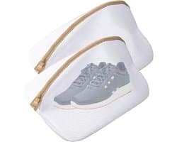 Waszak - Packing Cubes - Wasnet - Waszak Schoenen - Waszakjes Met Rits - Packing cubes met compressierits - Herbruikbaar - 2 stuks - Beschermt schoenen - Kleding