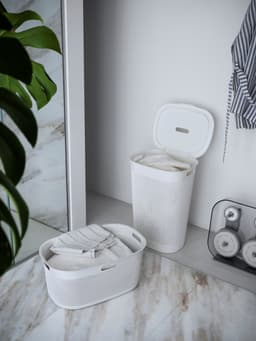 Curver Filo Wasmand met deksel 55L - 2 stuks - Wit — thumbnail 3