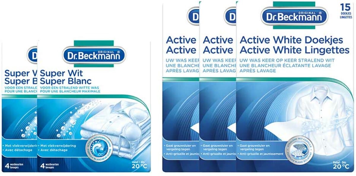 Dr. Beckmann Wit Textiel Pakket — afbeelding 1