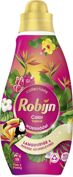 Robijn Klein & Krachtig Wasmiddel Color Tropical 19 Wasbeurten 665 ml — thumbnail 2