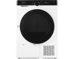 Inventum VDW8020W Wasdroger - 8kg - Warmtepompdroger - UV-hygiënefunctie - Energielabel D - Wit