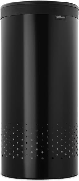 Brabantia Wasmand - met Deksel - 35 l - Matt Black / Dark Grey — thumbnail 5