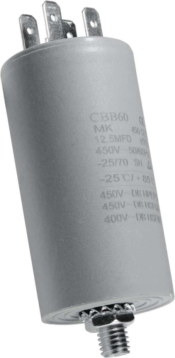 Dparts condensator 12,5 µF - universeel - 450V - universele aanloopcondensator - 12,5uf 450vac startcondensator — afbeelding 1