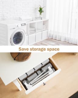 Reishanger - opvouwbare hanger - Droogrek - Inklapbaar Wasrek - Geschikt voor reizen - Inklapbaar Droogrek - Staand Kleding Wasdroogrek - Droogtoren - kleding droogrek - Badkamer/Balkon/Binnen/Buiten — thumbnail 4