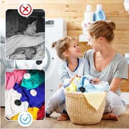 Allecto Plus - Drogerballen 14 stuks voor anti-rimpel effect en windvrij drogen van kleding. Wasmachineballen (4 x 2 cm) - Set van 14 stuks. — thumbnail 3