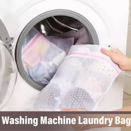 Allecto Plus - 6-delige waszakset voor wasmachine - waszak met ritssluiting - ondergoed - babykleding - bescherming wasmachine - wasnet lingerie — thumbnail 2