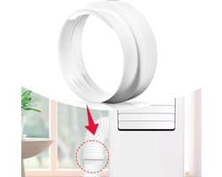 Koppelstuk Mobiele Airco Afvoerslang - Ø130mm/Ø150mm - Slangverlenging - Goed afdichtingseffect - Afvoerslang adapter raam voor Ø130mm/Ø150mm airconditioningsslang accessoires - Eenvoudig te installeren — afbeelding 1