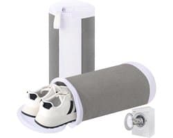 Allecto Plus - Pack van 2 Schoenenwaszakken 40 x 20 cm Herbruikbare Tas voor Schoenen met Rits Grote Waszak voor Wasmachine en Droger