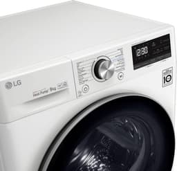 LG RH90V9AV3N warmtepompdroger 9 kg met Dual Inverter Heat Pump voor sneller en energiezuinig drogen - Sensor Dry stopt automatisch bij droog - Auto Cleaning Condenser en ThinQ slimme bediening. Energieklasse A+++ — thumbnail 5