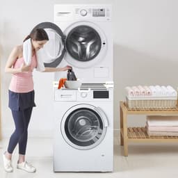 Impaqt wasmachine droger stapelkit met lade droogrek — thumbnail 3