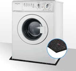 Rubbermagazijn - Anti trillingsmat wasmachine 200x125cm Dikte 10mm — thumbnail 1
