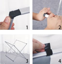 Livano Laundry Bag - Wassorteerder 2 Vakken - Wassorteerder - Wasmand 2 Vakken - Laundry Basket — thumbnail 4