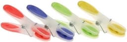 24x Wasknijpers in verschillende kleuren met sotfgrip - huishoudelijke producten - knijpers — thumbnail 2